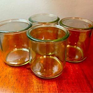 La Fermiere Pots in Clear -- No Branding (set of four)